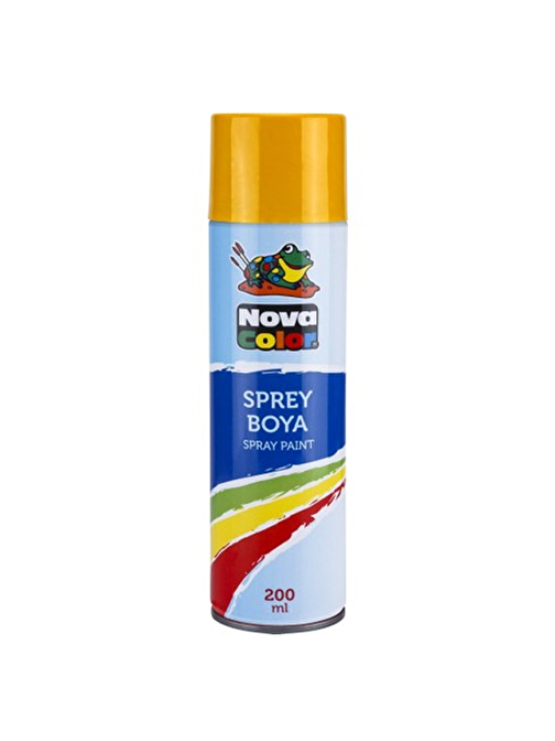Nova Color Sprey Boya 200 ml Sarı NC-800