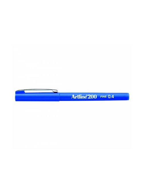 Artline Fineliner 0.4 MM Mavi EK-200N