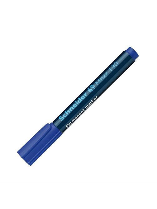 Schneider Yuvarlak Uçlu 130 Markör Permanent Kalem 1-3 mm Mavi