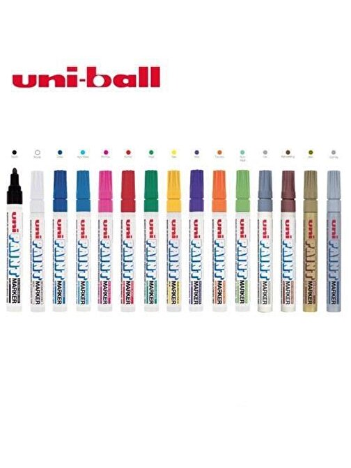 Uni-Ball Paınt Markör Boyama Paınt Marker 2.2-2.8 MM Altın PX-20