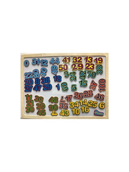 Nusrat Bilişim Sino Puzzle Ahşap Manyetik Rakamlar C-802