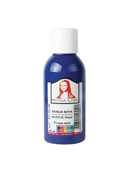 Monalisa Su Bazlı Akrilik Boya 70 Ml Şişe 1 Adet Prusya Mavi SD150-06