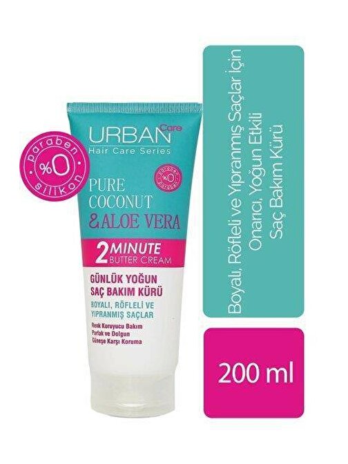 Urban Care Pure Coconut & Aloe Vera 2 Minute Butter Cream 200 ml