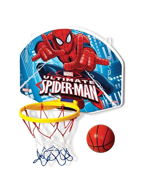 Dede Spiderman 01525 Park Bahçe İçin Plastik Büyük Basketbol Potası 4 - 6 Yaş