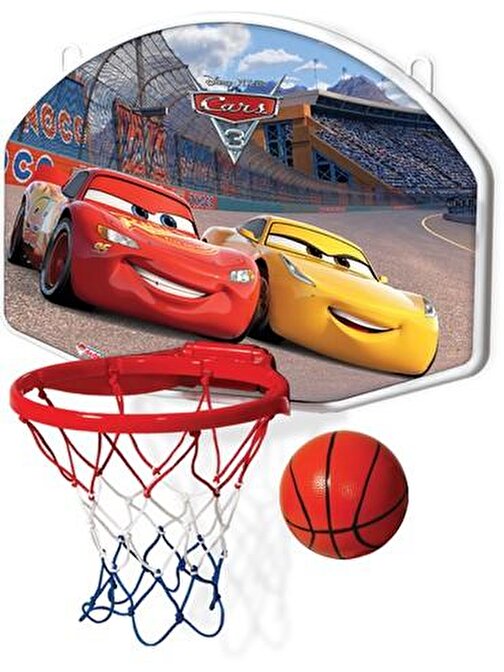 Cars Park 01529 Bahçe İçin Plastik Büyük Basketbol Potası 4 - 6 Yaş