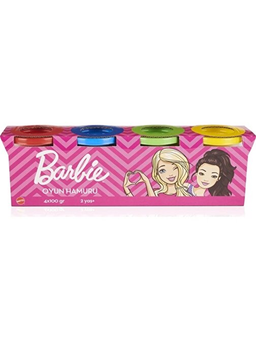 Barbie grPN18 grlutensiz 4'lü Hamur Seti 5 - 7 Yaş 4 x 100 gr