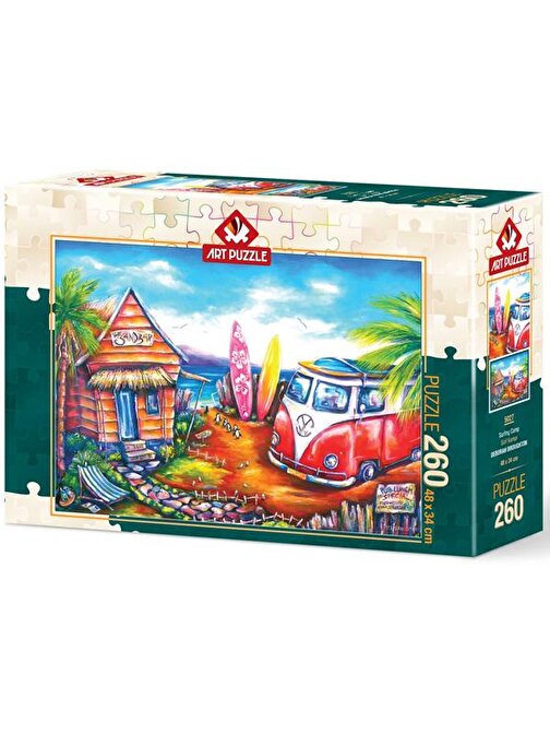 Art Puzzle 260 Parça Sörf Kampı 5027