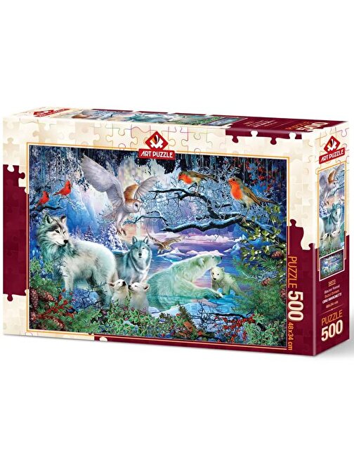Art Puzzle 500 Parça Buzul Ormanı 5073