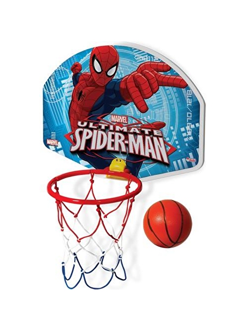 Spiderman 01522 Park Bahçe İçin Plastik Orta Boy Basketbol Potası 4 - 6 Yaş