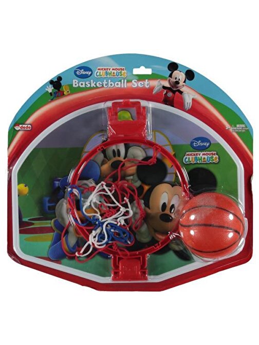 Nusrat Bilişim Mickey Mouse 01523 Park Bahçe İçin Plastik Orta Basketbol Potası 4 - 6 Yaş