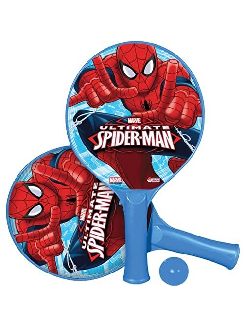 Spiderman 03113 Park Bahçe İçin Plastik Oyuncak Raket Seti 4 - 6 Yaş