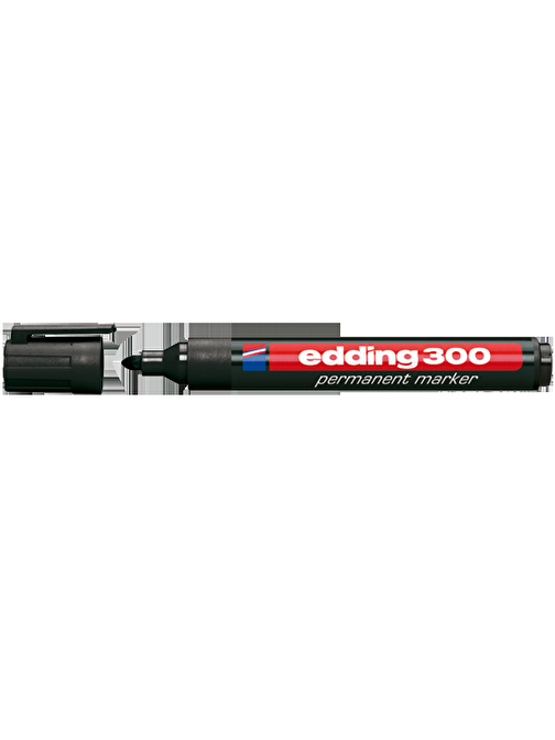 Edding 300 Yuvarlak Uçlu Markör Permanent Kalem 1.5-3 mm Siyah