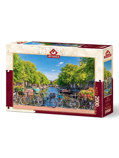 Art Puzzle 2000 Parça Amsterdam Kanalı 5480