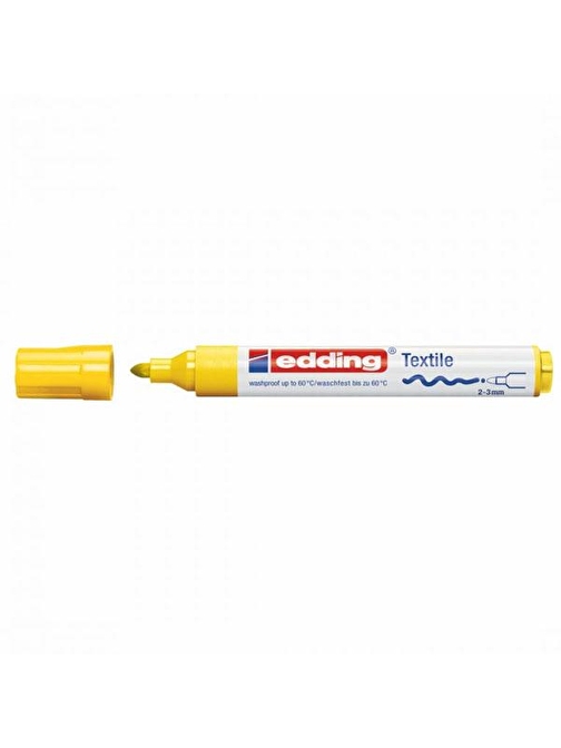 Edding T-Shırt Kalemi Yuvarlak Uçlu 2-3 Mm Sarı 4500