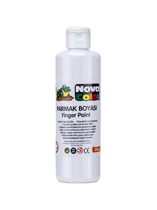 Nova Color NC-446 Parmak Boyası Beyaz 250 gr