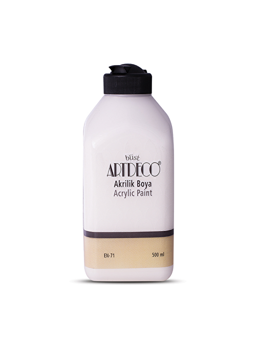 Artdeco Su Bazlı Akrilik Boya 500 Ml Şişe 1 Adet Kırık Beyaz 3670