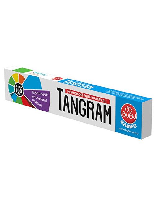 Bu-Bu GM0015 Games Renkli Tangram 17x17