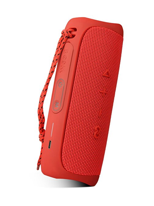 Powerway Boom Büyük Yüksek Sesli Çoklu Bağlantılı Taşınabilir 5.0 Bluetooth Hoparlör Kırmızı