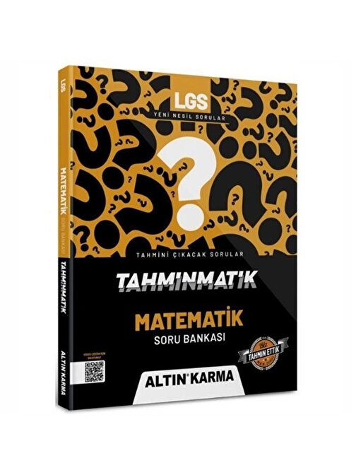 Altın Karma Yayınları 8. Sınıf LGS Matematik Tahminmatik Soru Bankası