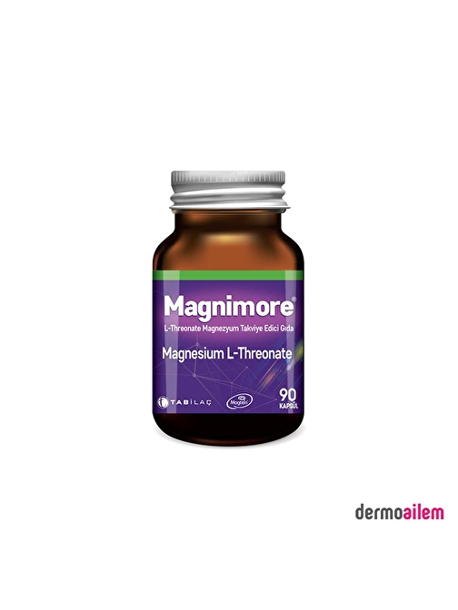 TAB İlaç Magnimore Magnesium L-Threonate 90 Kapsül