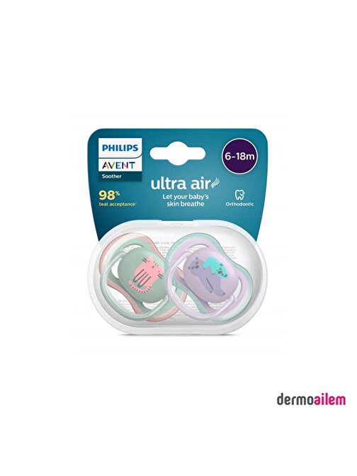 Philips Avent Emzik Ultra Air Kız 6-18 Ay