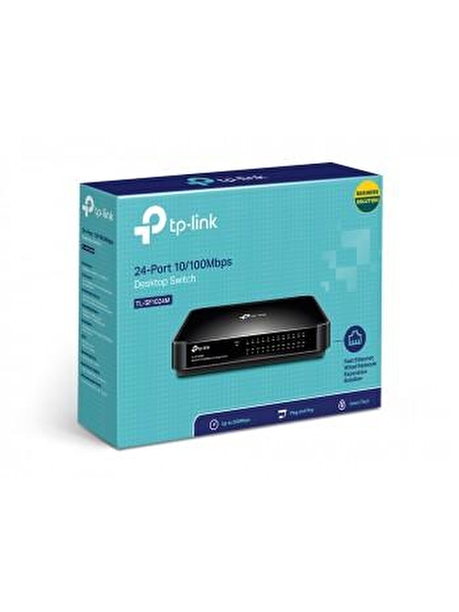 Tp-Link Tl-Sf1024M 24 Port 10 - 100 Mbps Yönetilemez Switch