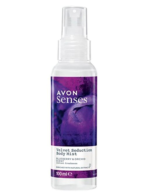 Avon Velvet Seduction Yaban Mersini Ve Orkide Kokulu Vücut Spreyi 100 ml