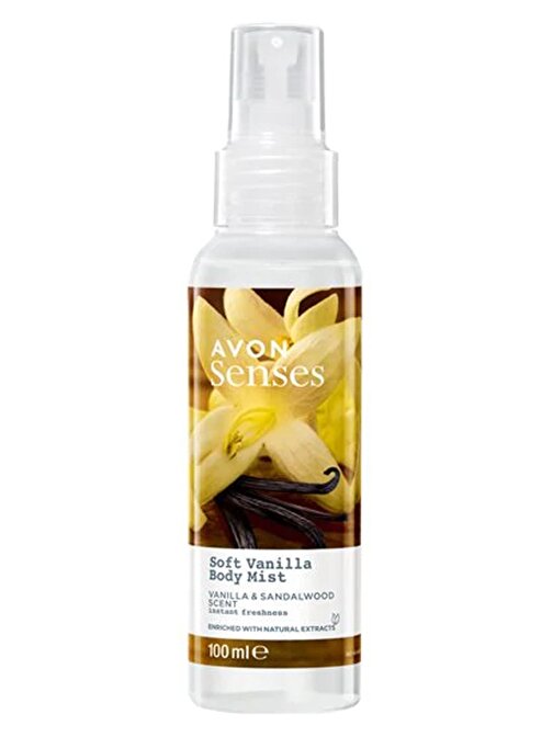 Avon Soft Vanilla Vanilya Ve Sandal Ağacı Kokulu Vücut Spreyi 100 ml