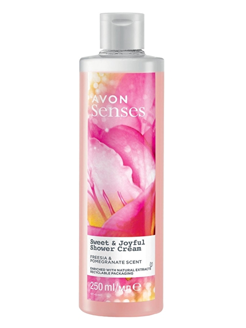 Avon Senses Sweat & Joyful Frezya Ve Nar Kokulu Krem Duş Jeli 250 ml