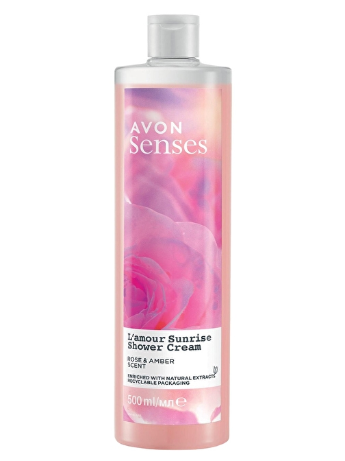 Avon Senses L'Amour Sunrise Gül Ve Amber Kokulu Krem Duş Jeli 500 ml