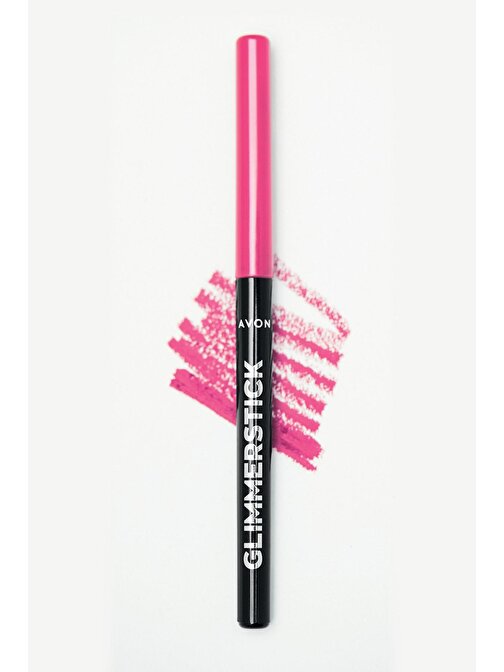 Avon Glimmerstick Asansörlü Simli Power Pink Dudak Kalemi