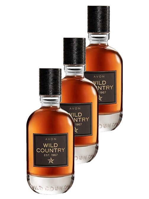 Avon Wild Country Erkek Parfüm Edt 75 Ml. Üçlü Set