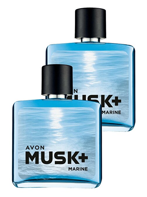 Avon Musk Marine Erkek Parfüm Edt 75 Ml. İkili Set