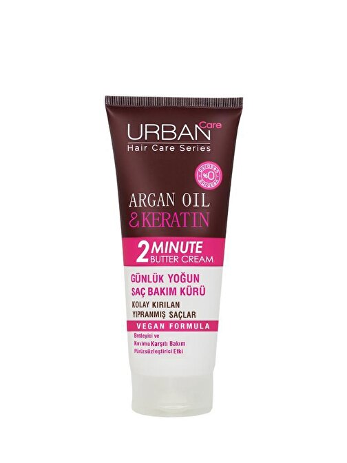 Urban Care Argan Oil & Keratin 2 Minute Butter Cream 200 ml