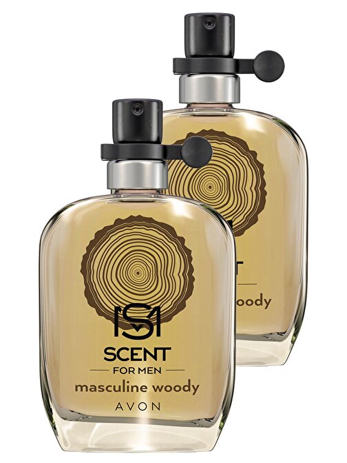 Avon Scent Masculine Woody Erkek Parfüm Edt 30 Ml. İkili Set