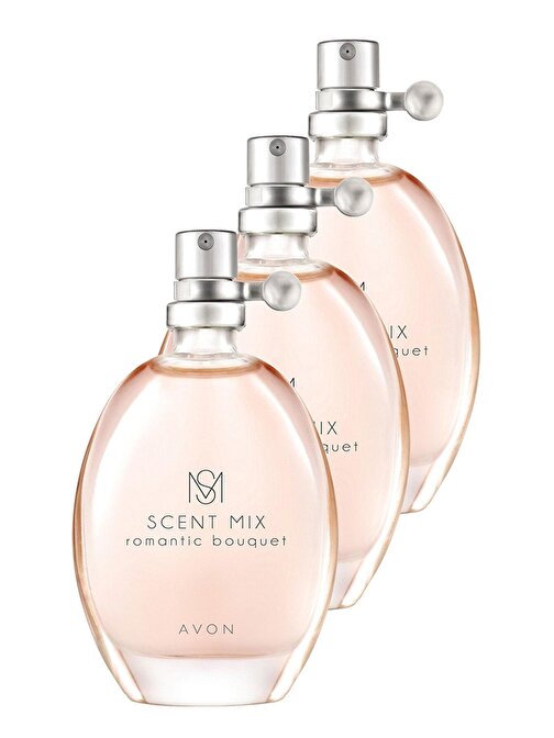 Avon Scent Mix Romantic Bouquet Kadın Parfüm 30 ml Üçlü Set