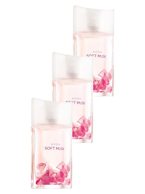 Avon Soft Musk Kadın Parfüm 50 ml 3Lü Set