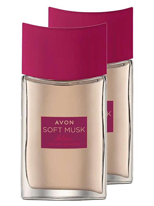 Avon Soft Musk Delice Velvet Berries Kadın Parfüm 50 ml İkili Set