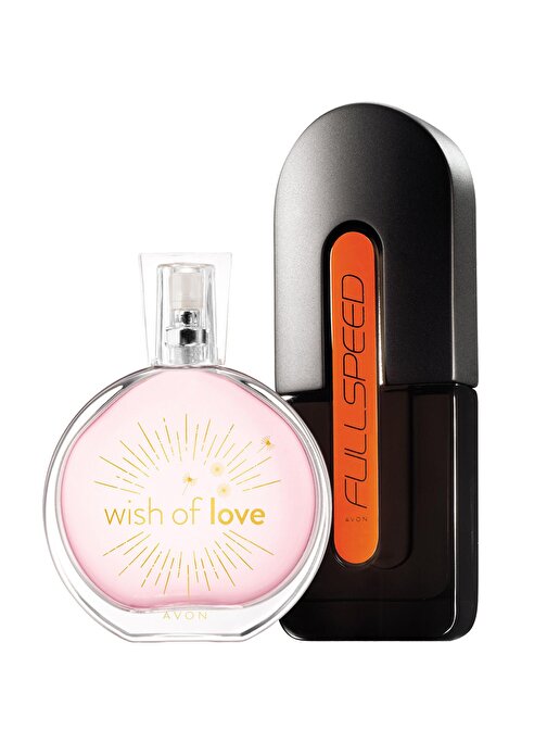 Avon Full Speed Erkek Parfüm ve Wish Of Love Kadın 2'li Parfüm Setleri
