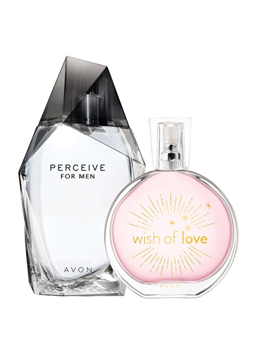 Avon Perceive Erkek Parfüm ve Wish Of Love Kadın 2'li Parfüm Setleri