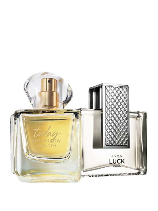 Avon Luck Erkek Parfüm ve Today Kadın 2'li Parfüm Setleri
