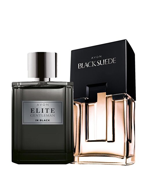 Avon Elite Gentleman in Black ve Black Suede Erkek 2'li Parfüm Setleri