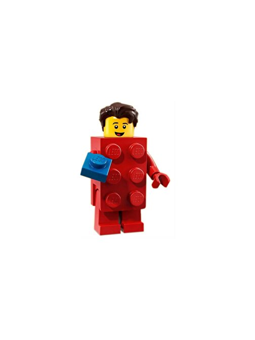 Lego 71021 Minifigure Series 18 - 2 Brick Suit Guy Minifigür Yaratıcı Bloklar 5 Parça Plastik Figür