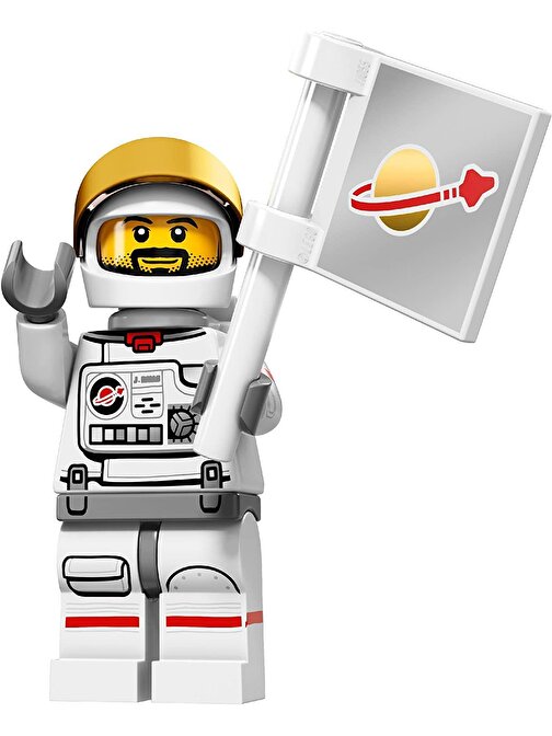 Lego Astronaut Yaratıcı Bloklar 5 Plastik Figür