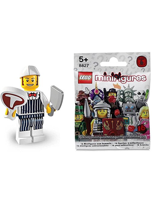 Lego Minifigür - Seri 6 Butcher 8827