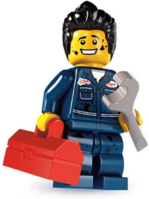 Lego Minifigür - Seri 6 Mechanic 8827