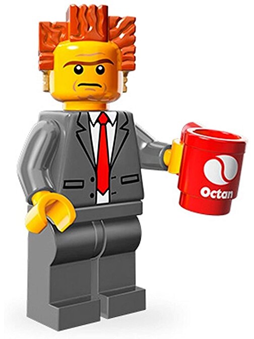 Lego Minifigür Lego Movie Seri 1 - 71004 - President 5 Parça Plastik Figür