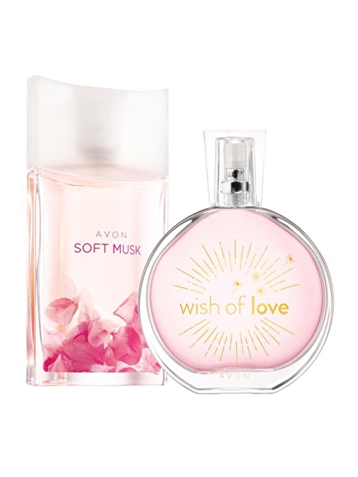 Avon Soft Musk ve Wish Of Love Kadın 2'li Parfüm Setleri