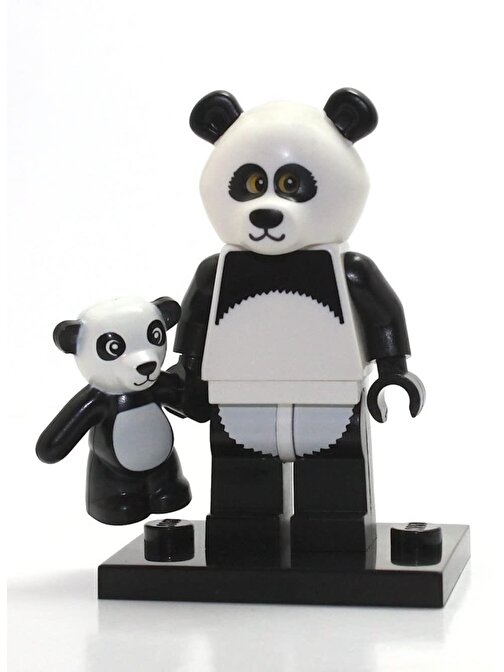 Lego Minifigür Lego Movie Seri 1 - 71004 - Panda Guy 5 Parça Plastik Figür