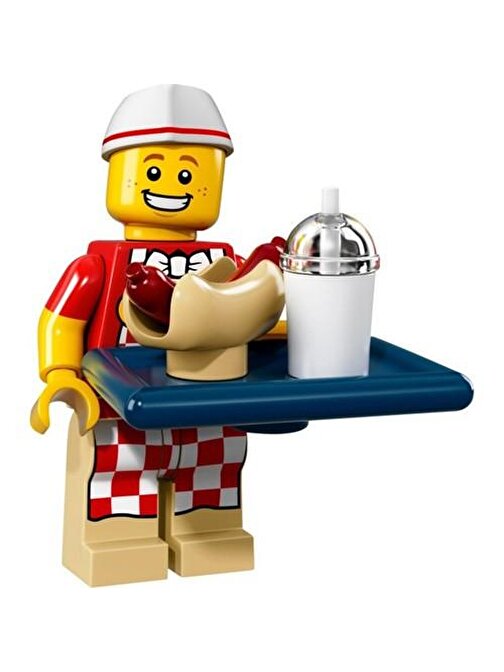 Lego Hot Dog Man Minifigür Yaratıcı Bloklar 5 Parça Plastik Figür